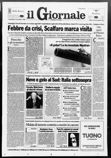 Il giornale : quotidiano del mattino